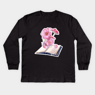 Flower Book Kids Long Sleeve T-Shirt